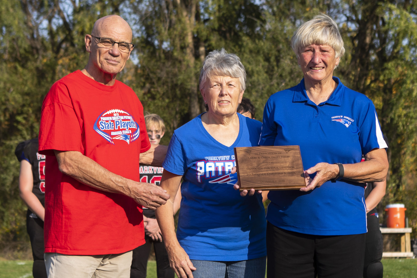 Parkview Christian football field dedication, 10.9